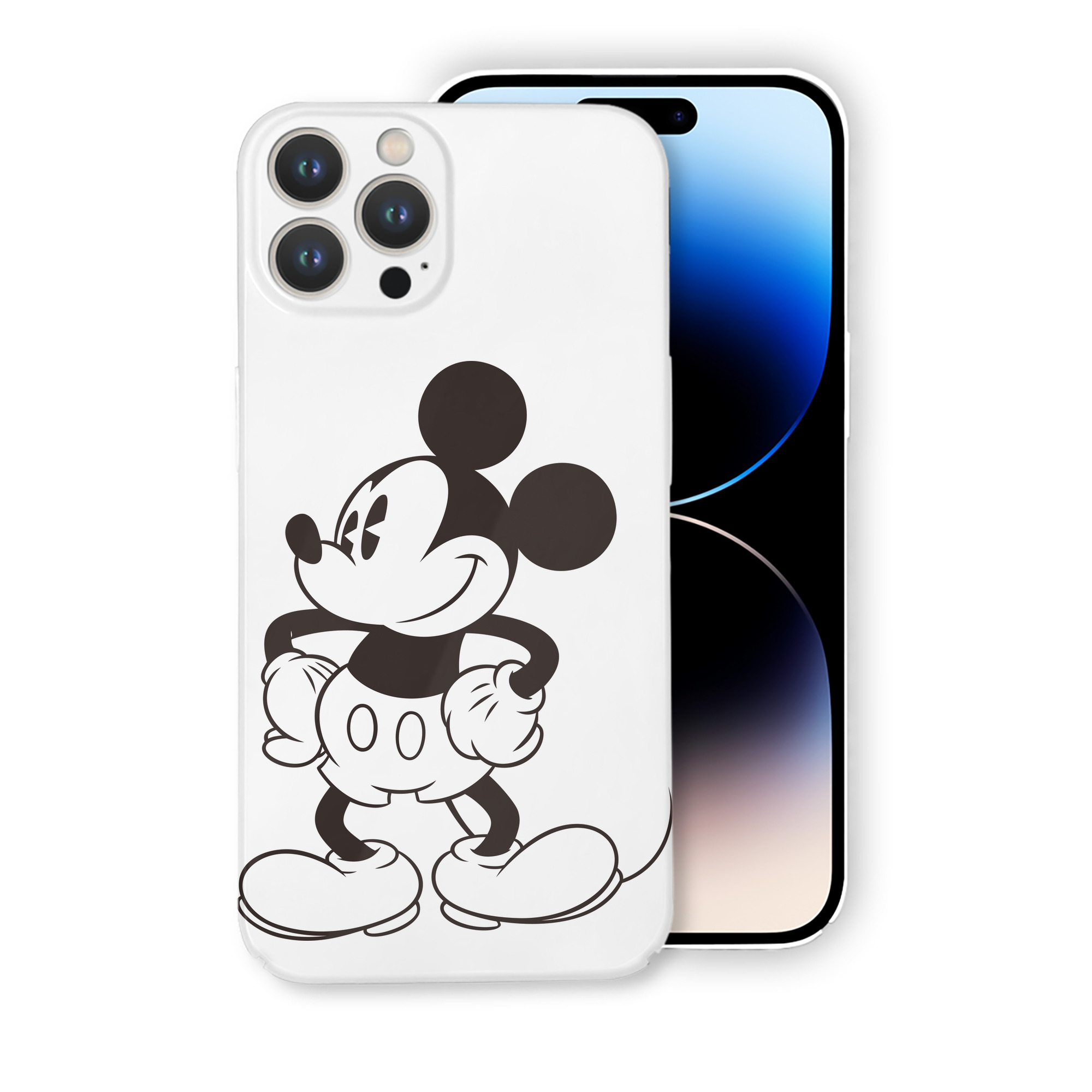 （画像用） ミッキーマウス Mickey Mouse 【iPhone 14シリーズ対応】ハードケース